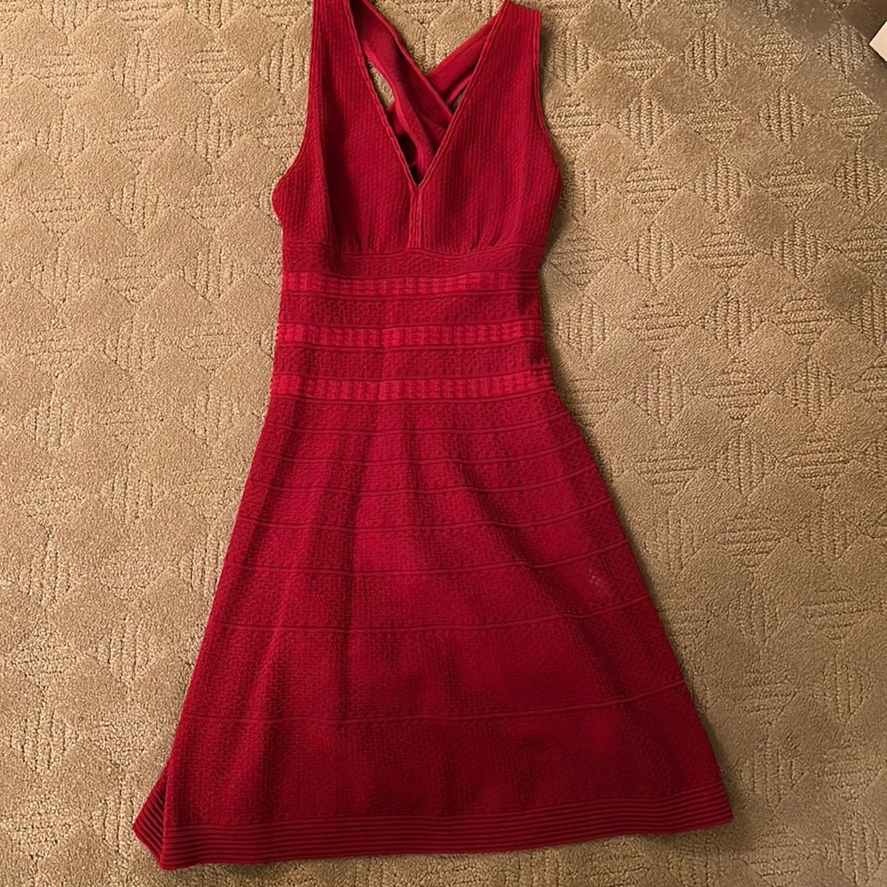 Missoni fully lined red dress